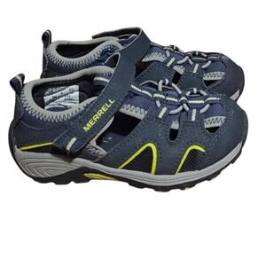 Merrell Selectgrip Blue Green Outdoor Hiking Fisherman Sandal Kid Toddler Sz 8